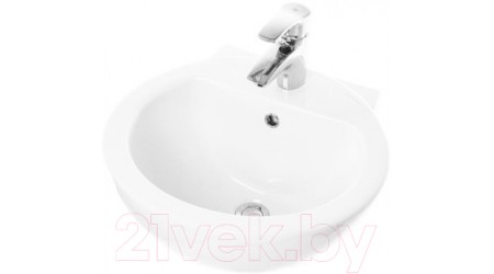 Умывальник Sanita Luxe Art / WB.PD/Art/50-C/WHT.G/S1