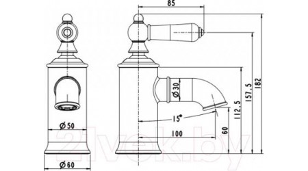 Смеситель Bravat Art F175109C 