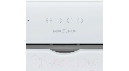 Вытяжка скрытая Krona Arven 600 S / КА-00005644 (белый)