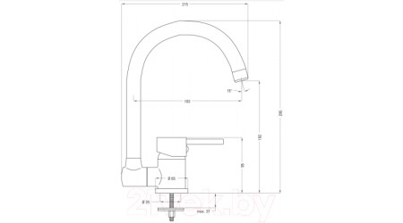 Смеситель Deante Aster BCA 061M 