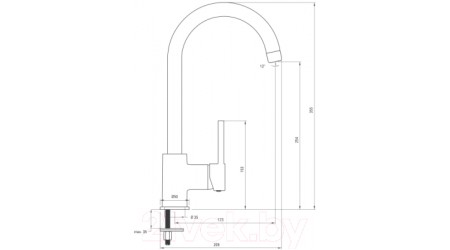 Смеситель Deante Aster BCA 062M 