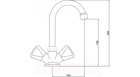 Смеситель Gross Aqua Astra 6740045C-B06 