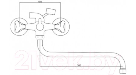 Смеситель Gross Aqua Astra 7088045C-35F 