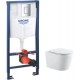 Унитаз подвесной с инсталляцией Aquanet Atago 2.0 W 243549 + 38772001