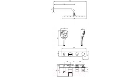 Смеситель LEMARK Atlantiss LM3225C 