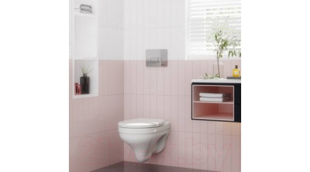 Унитаз подвесной с инсталляцией Berges Atom / 043315 (с сиденьем)