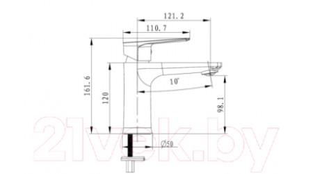 Смеситель Kaiser Atrio 60011 