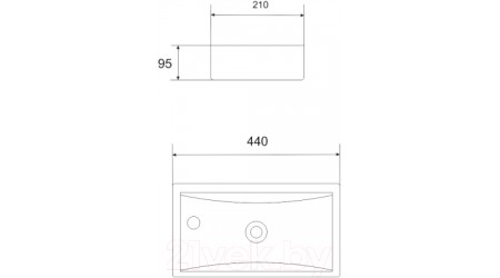 Умывальник Aquaceramika Atrio AC090L