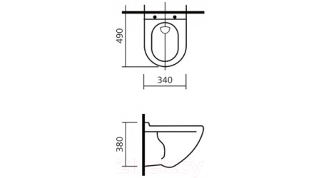 Унитаз подвесной с инсталляцией Sanita Luxe Attica SL DM ATCSLWH0104 + 10.702.45B.02.19