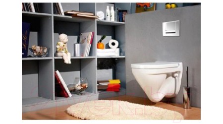 Унитаз подвесной с инсталляцией Sanita Luxe Attica SL DM ATCSLWH0104 + 10.702.45B.02.19