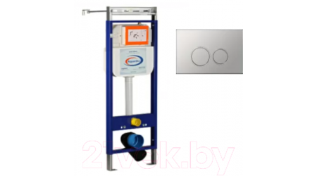 Унитаз подвесной с инсталляцией Sanita Luxe Attica SL DM ATCSLWH0104 + 10.702.45B.02.19