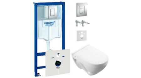Унитаз подвесной с инсталляцией Sanita Luxe Attica SL DM ATCSLWH0104 + 38775001