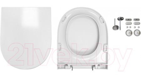 Унитаз подвесной с инсталляцией Sanita Luxe Attica SL DM ATCSLWH0104 + 525 040000 + L4 040014