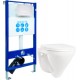 Унитаз подвесной с инсталляцией Sanita Luxe Attica SL DM ATCSLWH0104 + INS-0000003