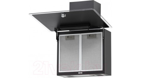 Вытяжка наклонная Krona Aura 600 Frame S / КА-00005352 (черный)