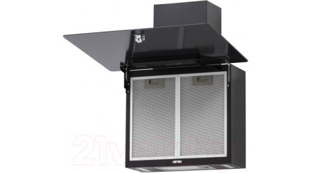Вытяжка наклонная Krona Aura 600 S / КА-00005461 (черный)