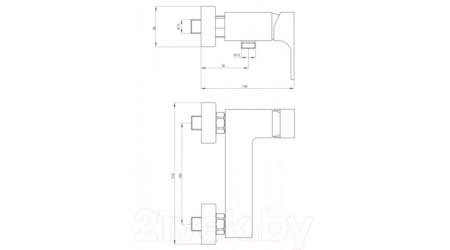 Смеситель Deante Azalia BDA 010M 