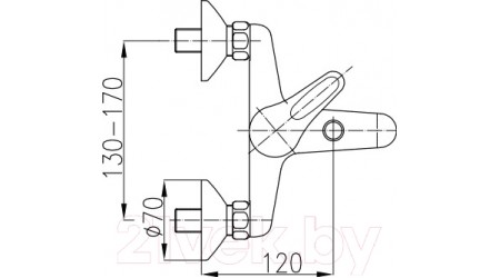 Смеситель Armatura Azuryt 5514-520-00 