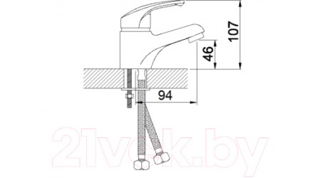 Смеситель Эверест B10-029M 