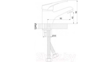 Смеситель Rossinka Silvermix B35-11 