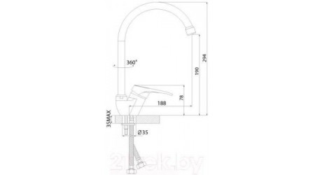 Смеситель Rossinka Silvermix B35-23 