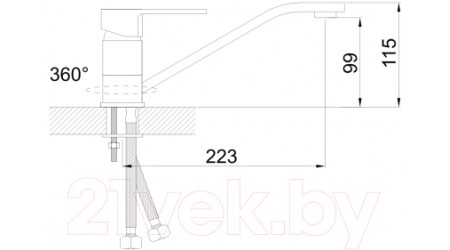 Смеситель Эверест B42-0277 