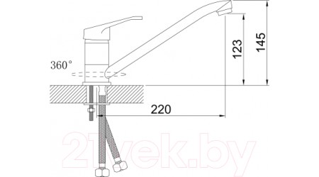 Смеситель Эверест B42-028 