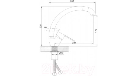 Смеситель Эверест B59-274A 