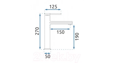 Смеситель REA B6513 (светлое золото) 