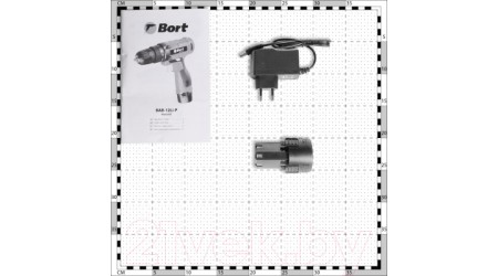 Аккумуляторная дрель-шуруповерт Bort BAB-12Li-P (93412475)