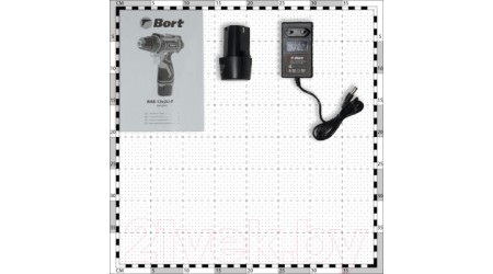 Аккумуляторная дрель-шуруповерт Bort BAB-12x2Li-F (93413083)