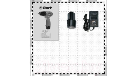 Аккумуляторная дрель-шуруповерт Bort BAB-12X2LI-P (93414011)