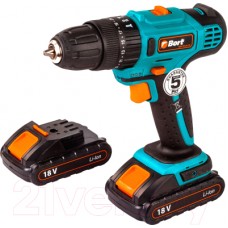 Аккумуляторная дрель-шуруповерт Bort BAB-18Ix2Li-FD (91275998)