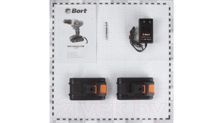 Аккумуляторная дрель-шуруповерт Bort BAB-24Ux2Li-FDK (91279934)