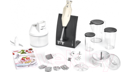 Блендер погружной Bamix Baking M200 (кремовый)