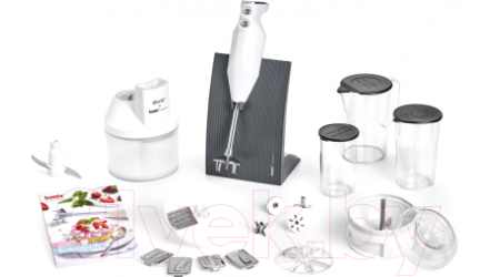 Блендер погружной Bamix Baking M200 (белый)