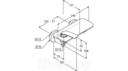 Смеситель Kludi Balance 527109175 
