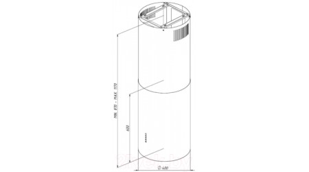 Вытяжка коробчатая Akpo Balmera Eco WK-4 (золото)