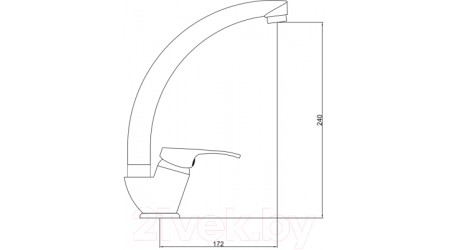 Смеситель Gross Aqua Basic 3205257С-A02 