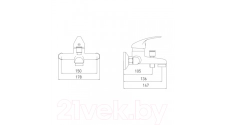 Смеситель Gross Aqua Basic 2237257C 