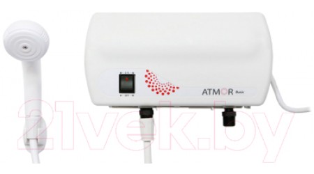 Электрический проточный водонагреватель Atmor Basic 3.5кВт (3705010/3520062)