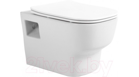 Унитаз подвесной Aquanika Basic AQB102-00 (с сиденьем)