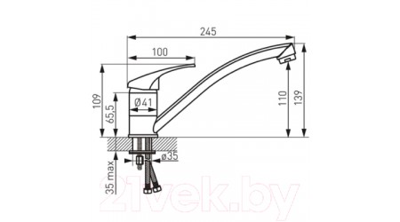 Смеситель Ferro Basic BBC4 