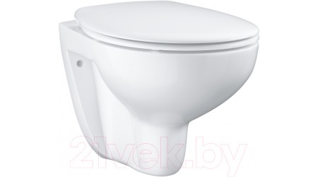 Унитаз подвесной с инсталляцией GROHE Bau Ceramic 39351000 + 10.702.45B.02.19 (с микролифтом)