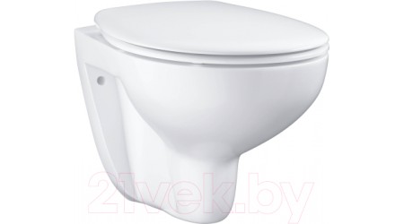 Унитаз подвесной с инсталляцией GROHE Bau Ceramic 39351000 МЛ + Novum 525 040000 + D7 040037