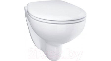 Унитаз подвесной с инсталляцией GROHE Bau Ceramic 39351000 МЛ + Novum 525 040000 + D7 040037