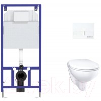 Унитаз подвесной с инсталляцией GROHE Bau Ceramic 39351000 МЛ + Novum 525 040000 + L1 040011