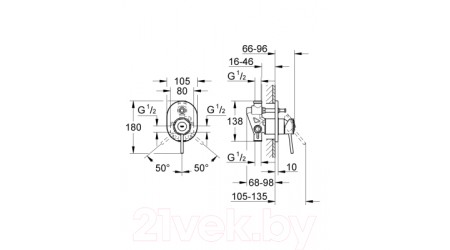 Смеситель GROHE BauClassic 29047000 