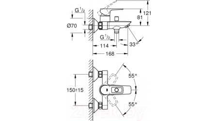 Смеситель GROHE Bauloop 23602001 