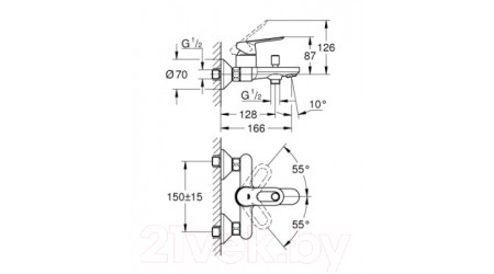 Смеситель GROHE BauLoop 23603000 